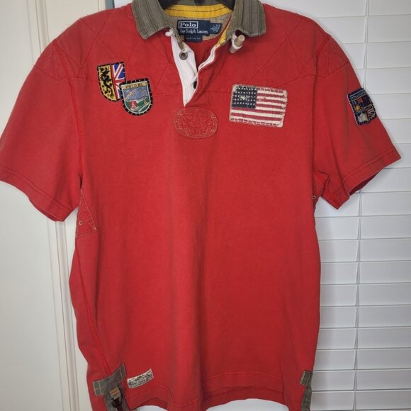Ralph Lauren Other - :TG Rare Polo Ralph Lauren Mountain Expedition Polo Shirt Patches L Gorpcore